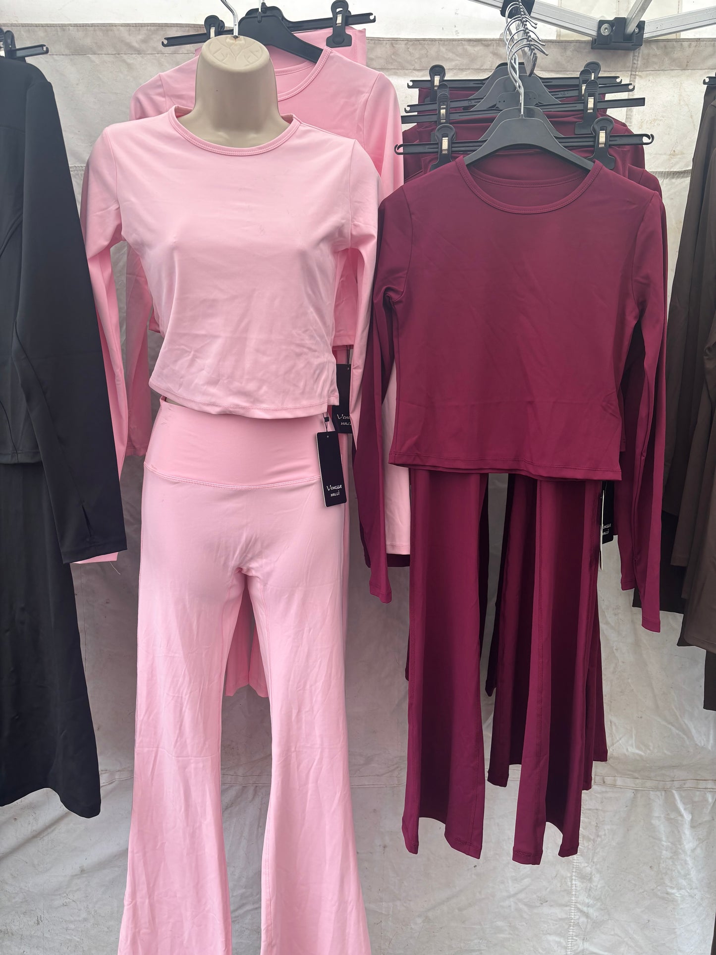 Long Sleeve Top & Scrunch Bum Co Ord Gymwear Set